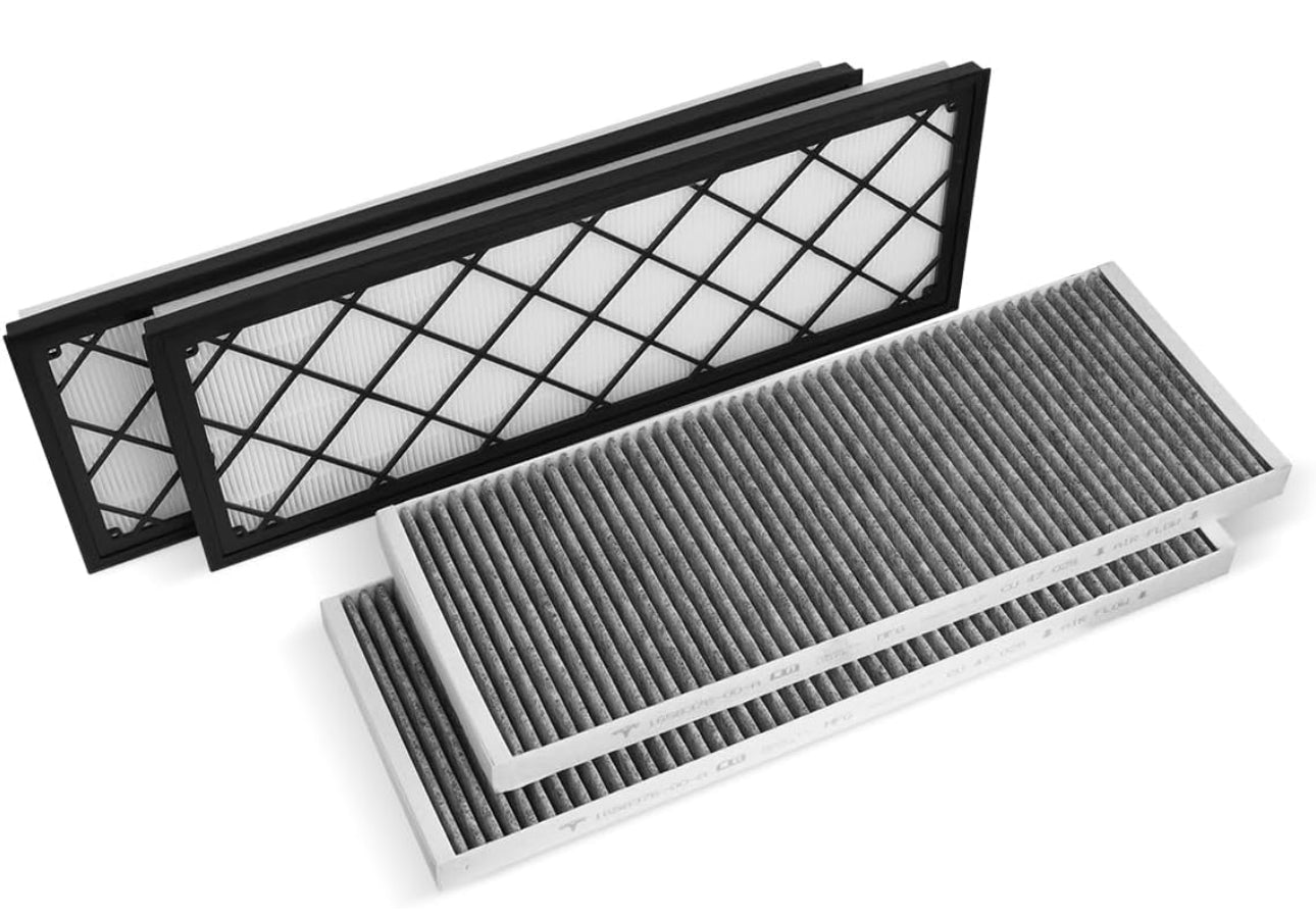 4-Pack HEPA Cabin Air Filter Fits for Tesla Model Y 2025 2024 2023 2022 2021& 2020