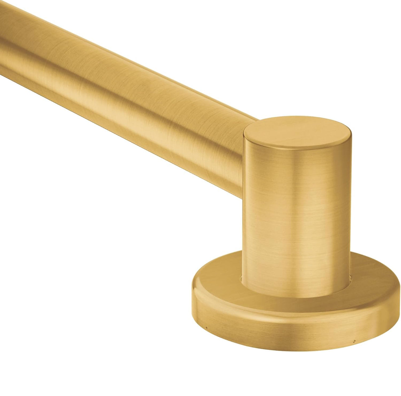 Moen Brushed Gold Bathroom Safety 24-Inch Stainless Steel Modern Shower Grab Bar for all, YG0424BG