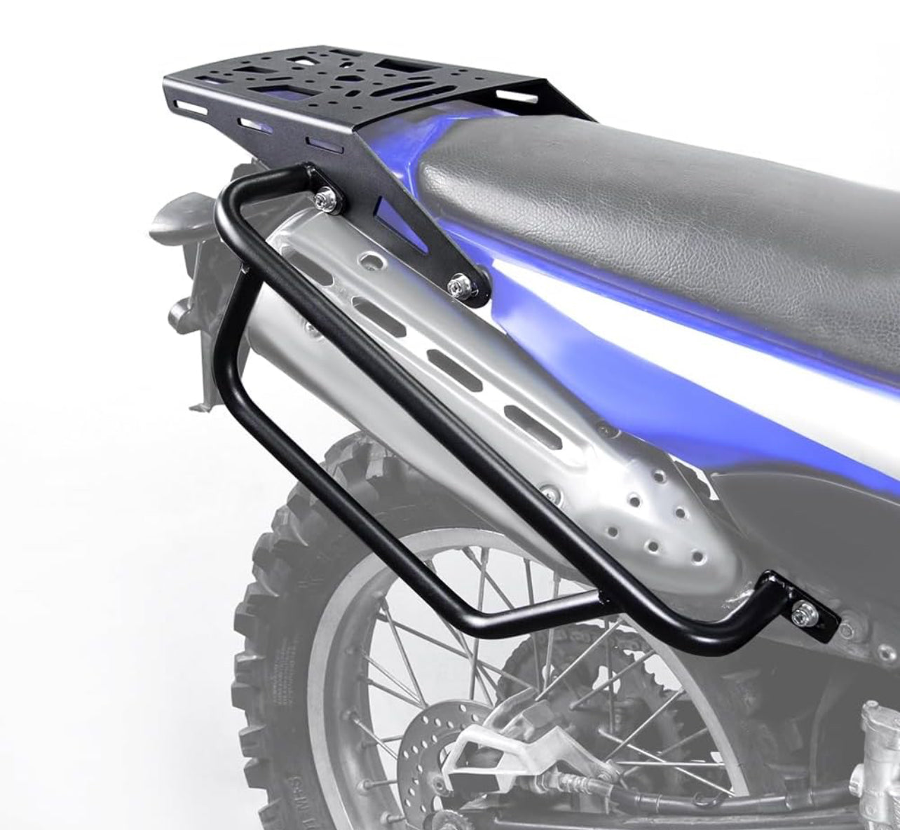 Xitomer Luggage Rack & Crash Bars Fit for All Years XT250X 2022 2023 2024 2025 and so on Motorcycle Side Crash Bars Guard Protector and Top Cargo Luggage Rack