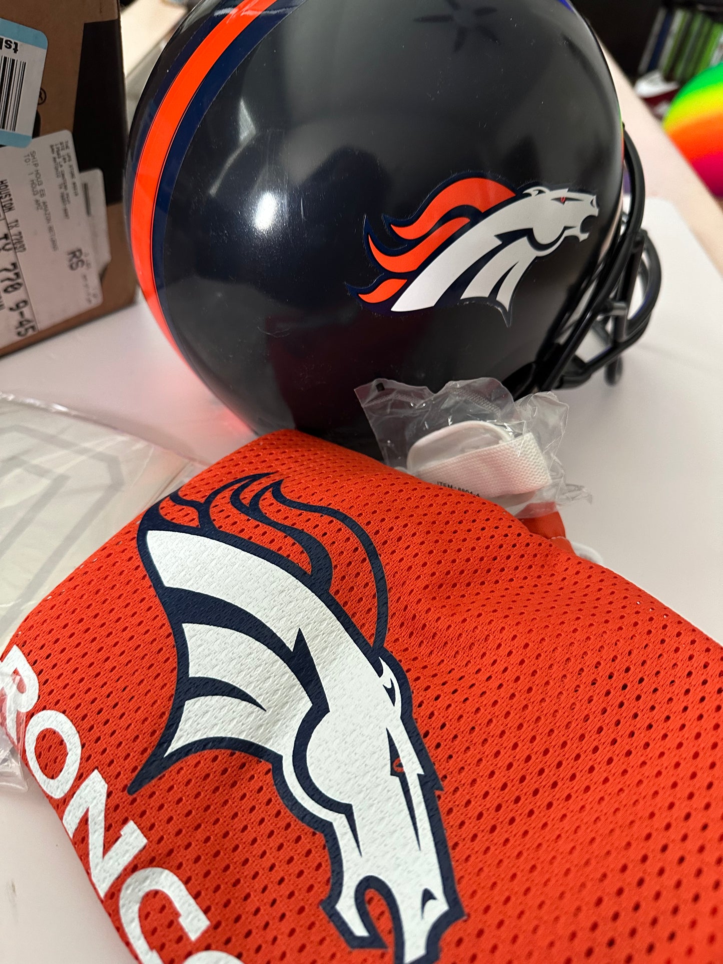 Franklin Sports NFL Youth Football Uniform Set for Boys & Girls - Broncos